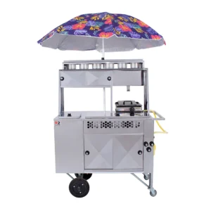 Carrinho 2 em 1 de Lanche e Hot-Dog com Chapa e Prensa R2 11407