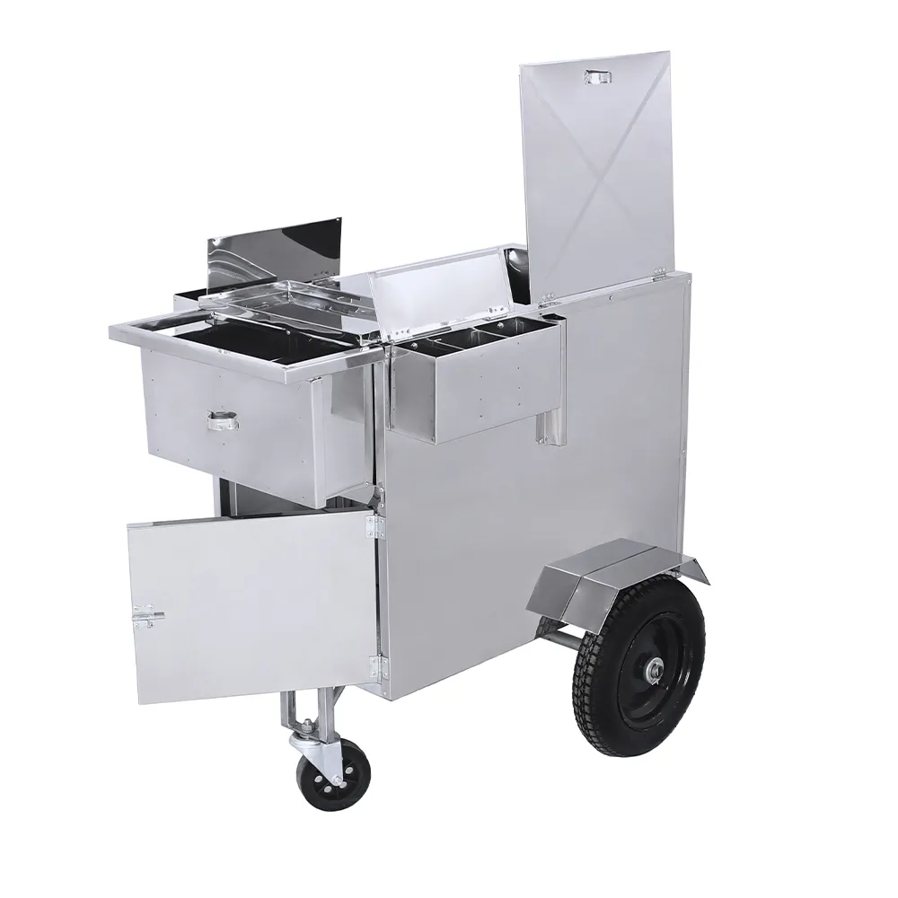 Carrinho de Açaí R2 com Roda Pneumática e Guarda-Sol 965 - Imagem 5