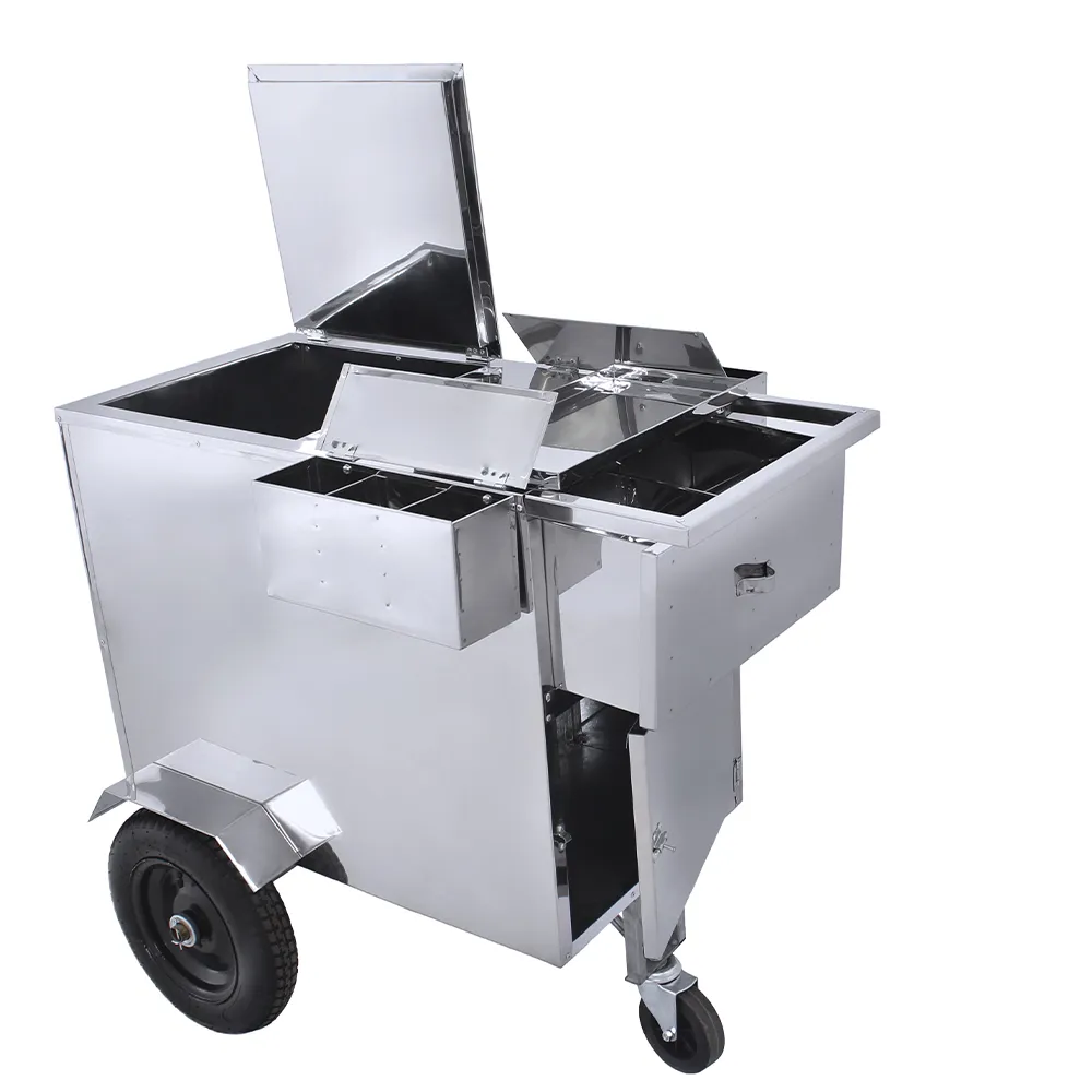 Carrinho de Açaí R2 com Roda Pneumática e Guarda-Sol 965 - Imagem 6