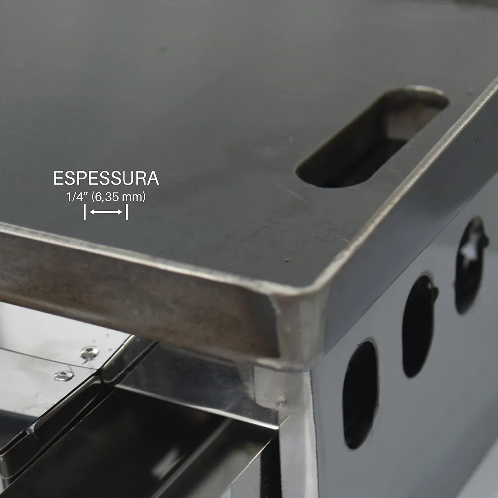 Chapa a Gás Kenok 80 cm Baixa Pressão CHAP-003 - Imagem 6