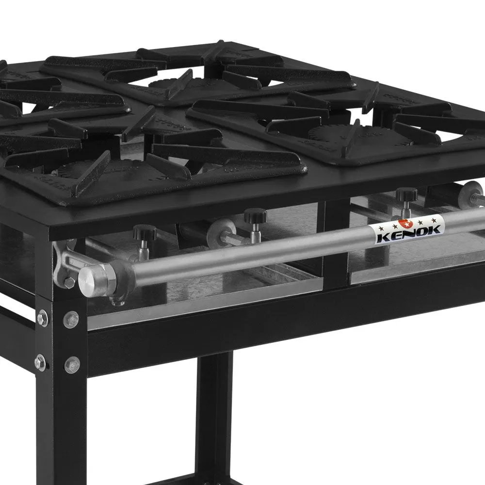 Fogão Economy Kenok 4 Bocas Simples Alta Pressão FAEC4B.604 - Imagem 2