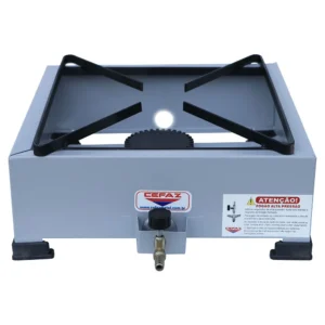 Fogão Fogareiro Portátil para Camping a Gás Cefaz 1 Boca F1P