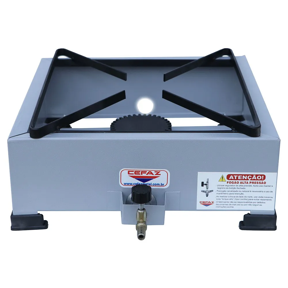 Fogão Fogareiro Portátil para Camping a Gás Cefaz 1 Boca F1P