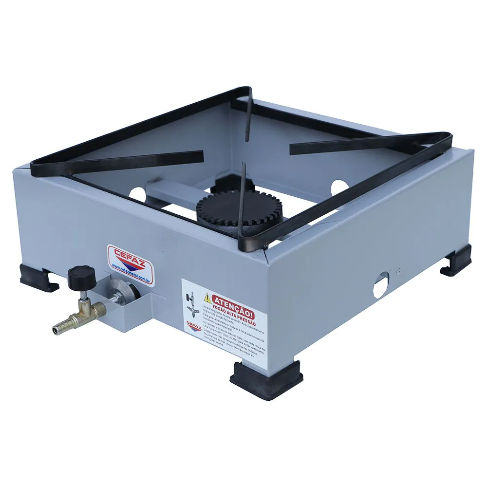 Fogão Fogareiro Portátil para Camping a Gás Cefaz 1 Boca F1P - Imagem 2