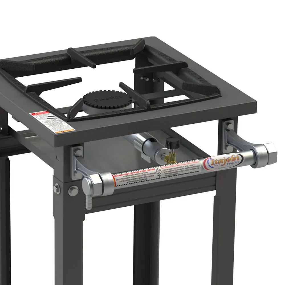 Fogão Industrial Itajobi 1 Boca Alta Pressão Ativo P7 - Imagem 2