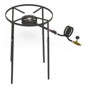 Fogão Industrial Progás Alta Pressão 7 Caulins Redondos Pedestal F1B7P