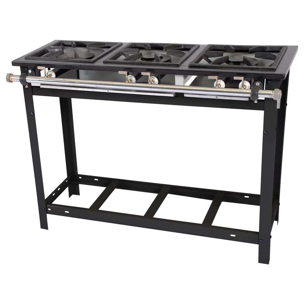 Fogão Venâncio Extra 3 Bocas 2 Duplas com Pé E3d2p