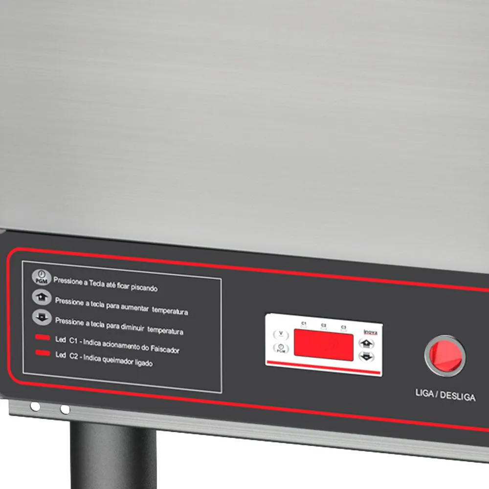 FRITADEIRA IND A GÁS 2 CESTOS METALCUBAS 30L FOG2C - Imagem 3