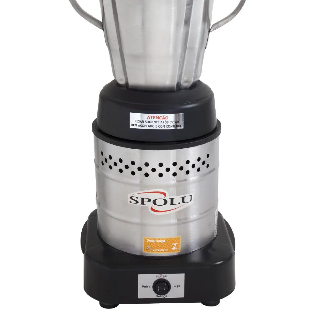 Liquidificador Industrial Alta Rotação Spolu Inox 3,5 Litros SPL-063X 127V - Imagem 4