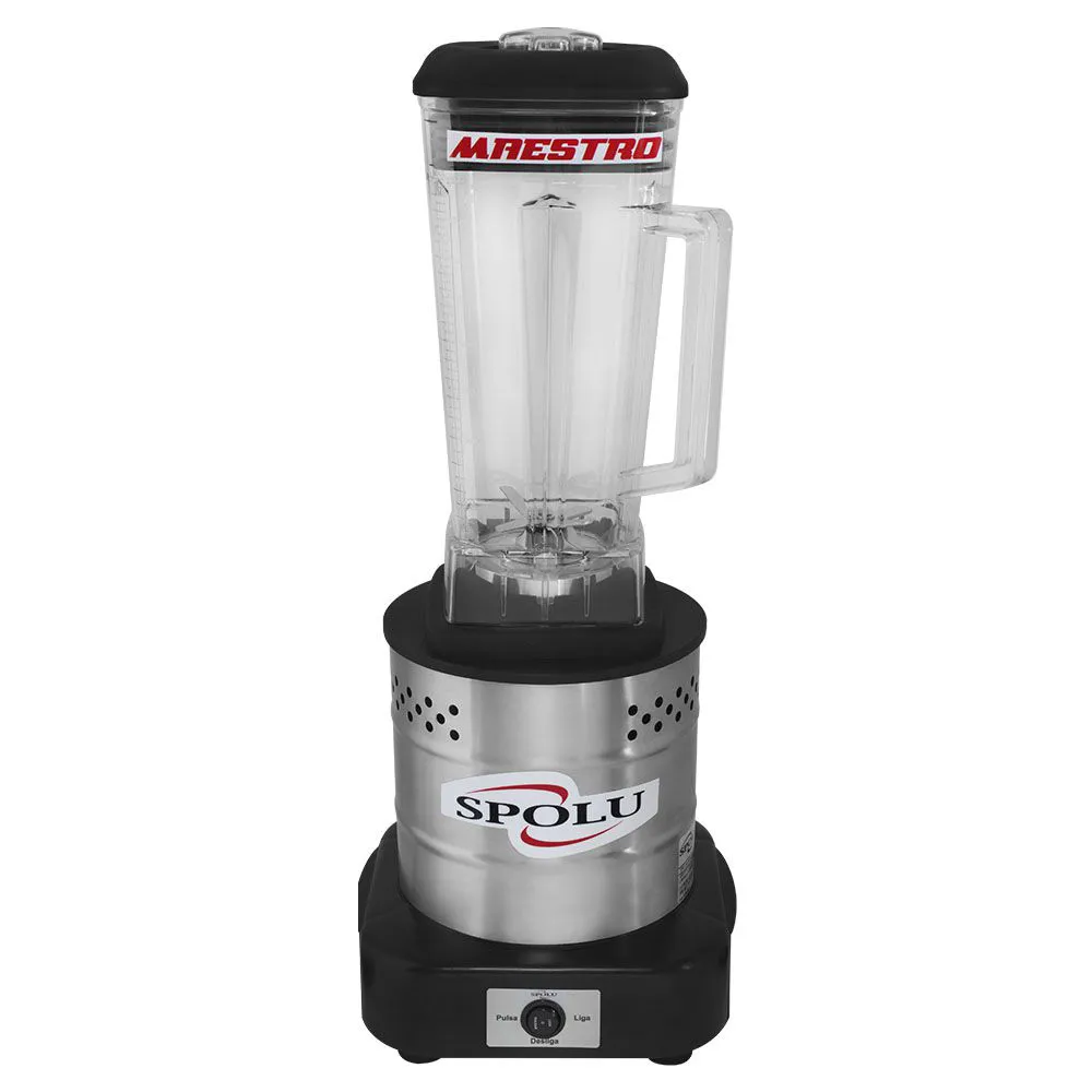Liquidificador Industrial Alta Rotação Spolu Maestro 2 Litros 127V SPL-027
